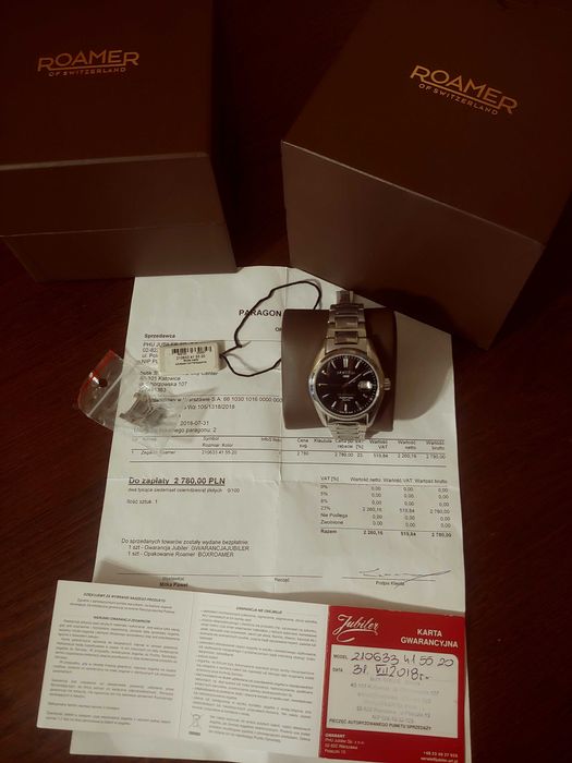 Zegarek męski Roamer Searock eta 2824-2 (mechanizm automatyczny)