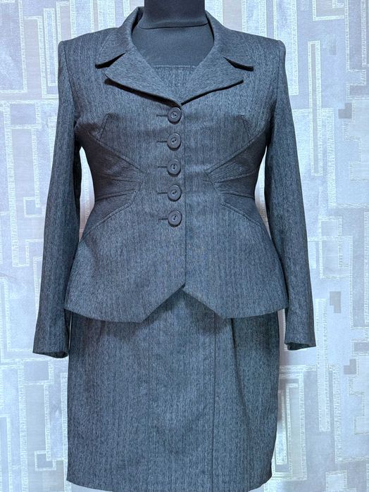 Костюм женский с платьем 50-52 размер Next деловой жакет платье