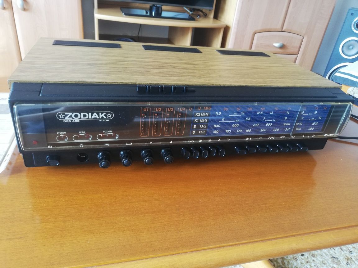 radio zodiak unitra amplituner super stan