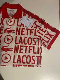 Lacoste&Netflix Koszulek Loose Fit