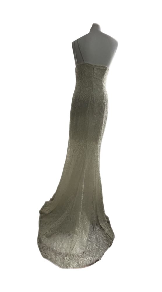 Suknia ślubna  MD Fashion Art  M 38 krysztalki koronka kremowa