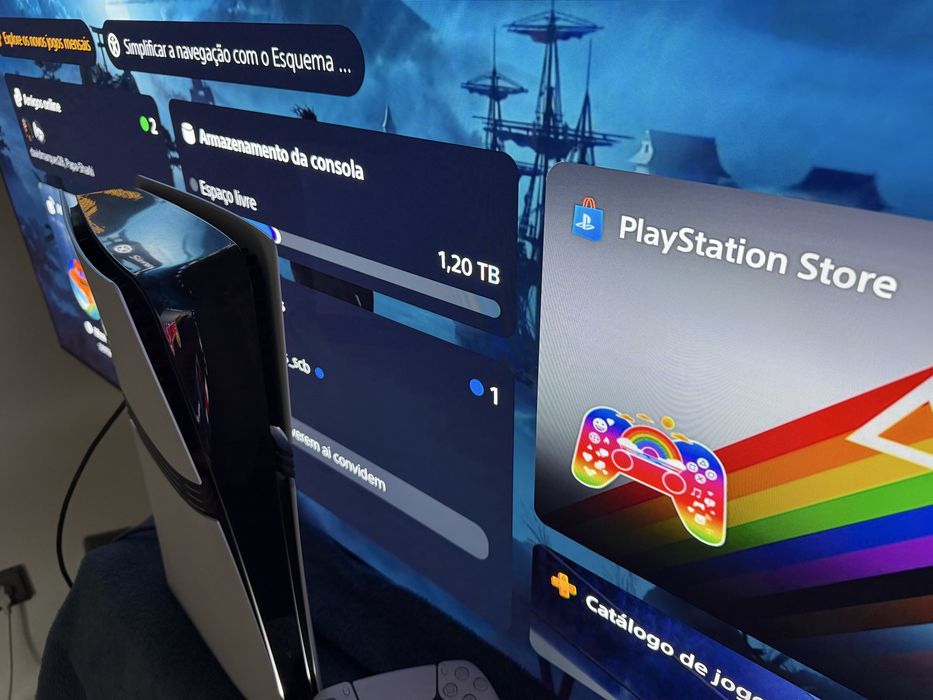 Consola PS5 Pro de 2TB em excelente estado com 2 anos de Garantia