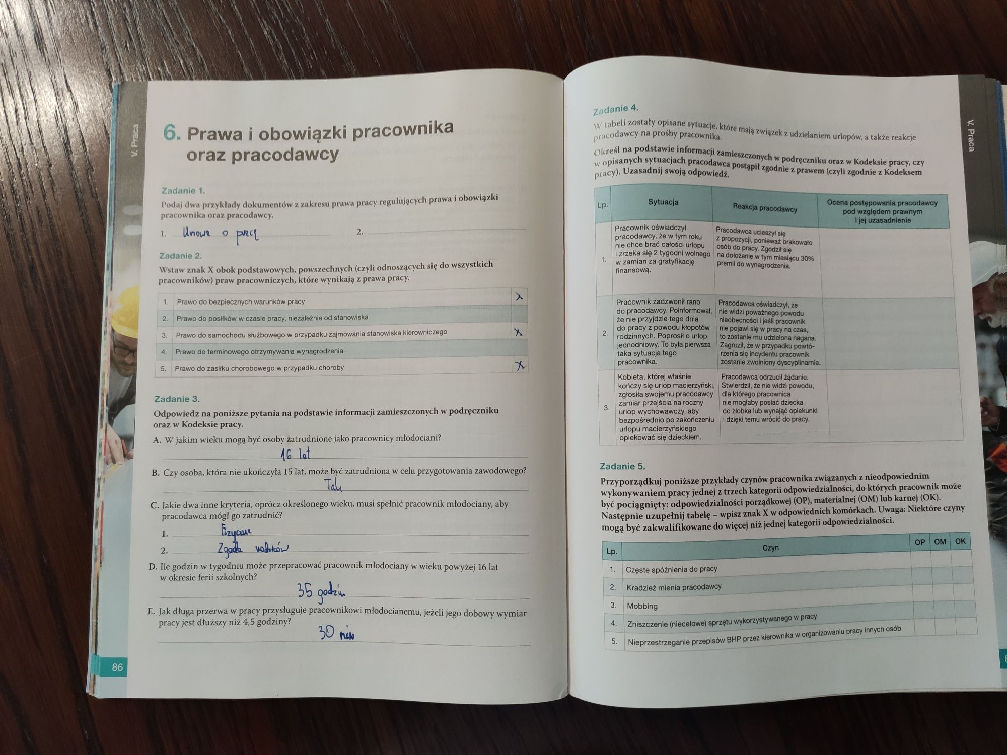 Krok w przedsiębiorczość Zeszyt Ćwiczeń