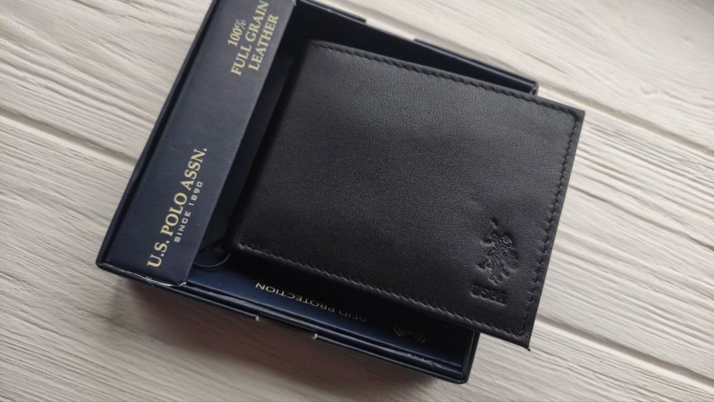 Новий шкіряний гаманець us polo ASSN