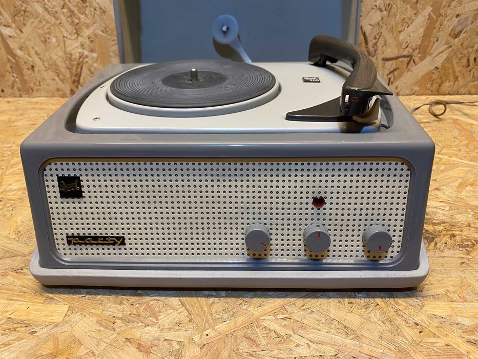 Gramofon kolekcjonerski Dual Party DP 300 VX lampowy (film pokazowy)