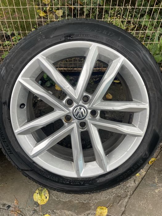Диски р17 5х100 з гарною резиною