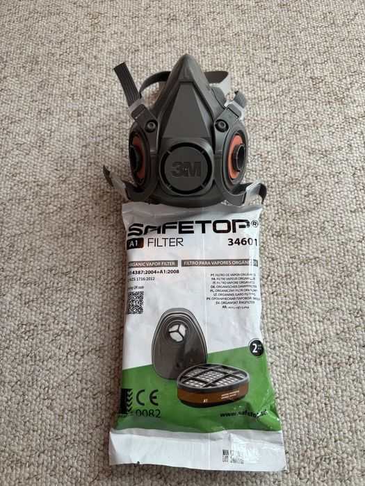 maska ​​3M z filtrem organicznych oparów
