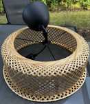 Lampa bambusowa boho