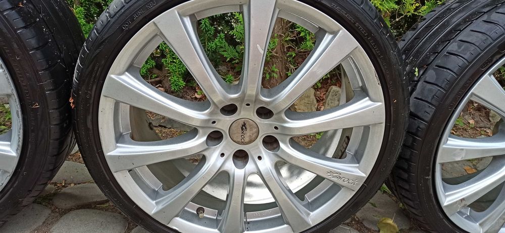 Felgi aluminiowe Brock 20″ + opony letnie – komplet 4 sztuki