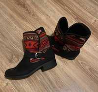 buty kowbojki orientalne wzory