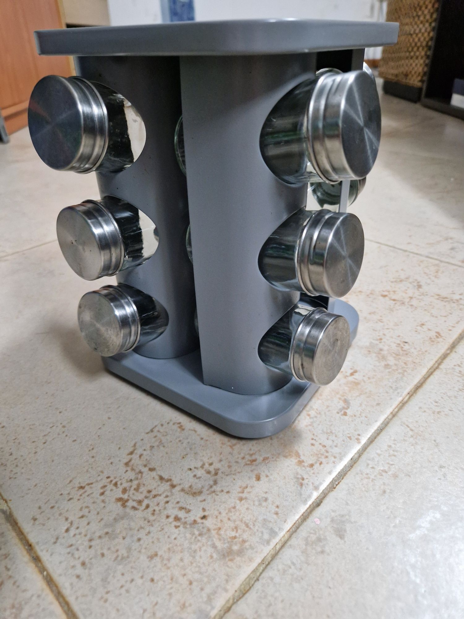Suporte Rotativo para Especiarias
