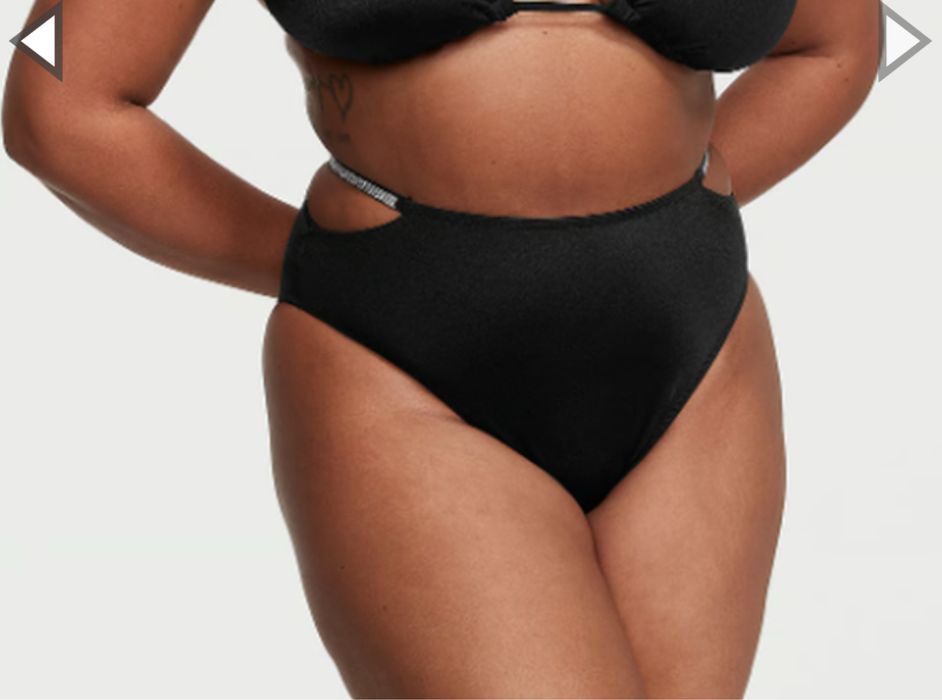 Купальник со стразами victoria's secret very sexy shine trim push-up