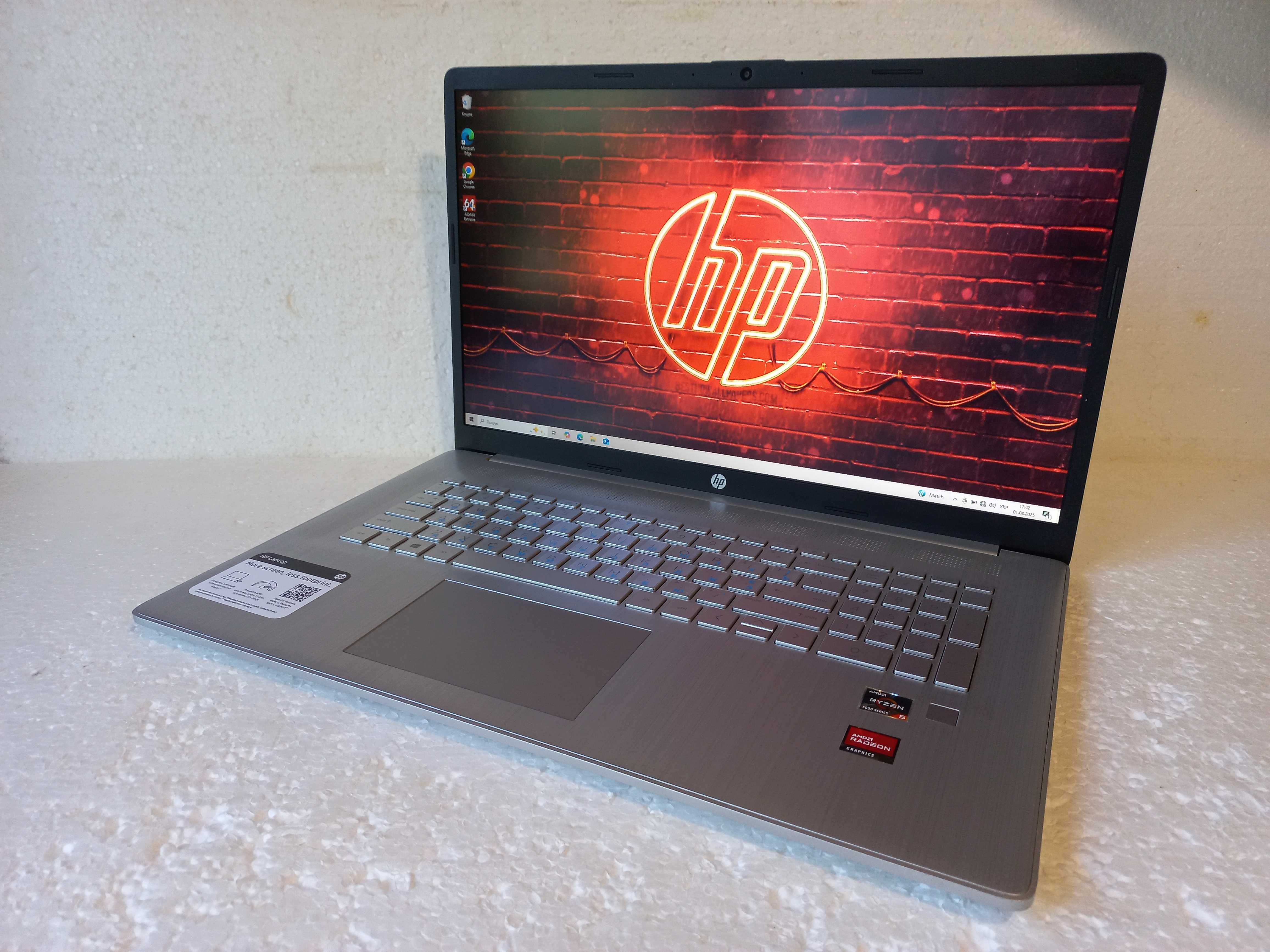 17.3" Экран Игровой HP Laptop 17 + (12" ЯДЕР RYZEN) + 16 RAM + ИДЕАЛ!