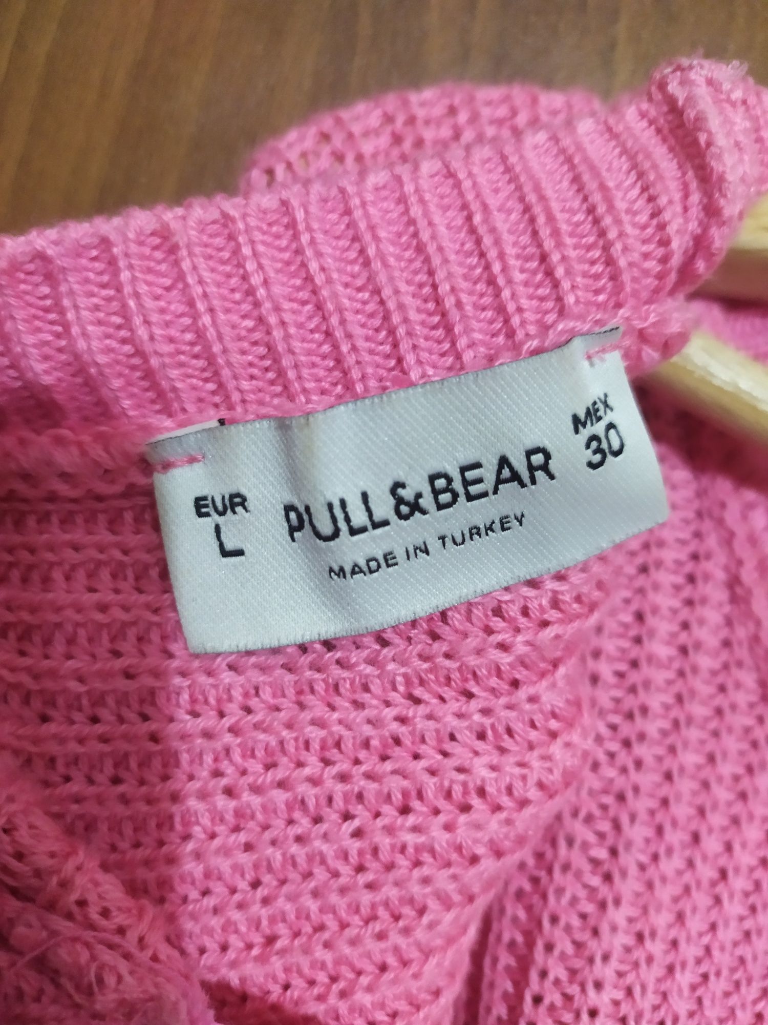 Luźny sweter z odkrytymi plecami, oversize, pull&bear