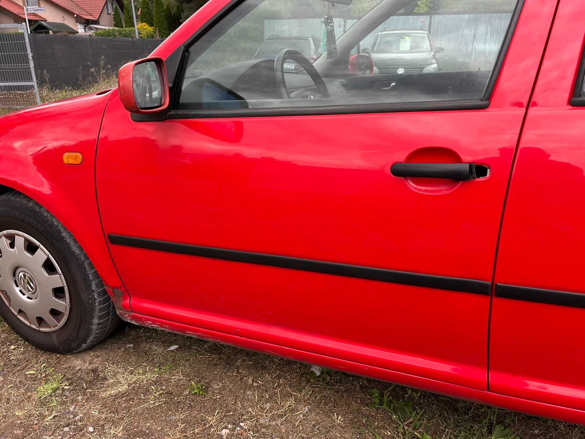 drzwi przód przednie lewe vw golf iv 4 1j0 1997 - 2006 5d 5 drzwi lp3g