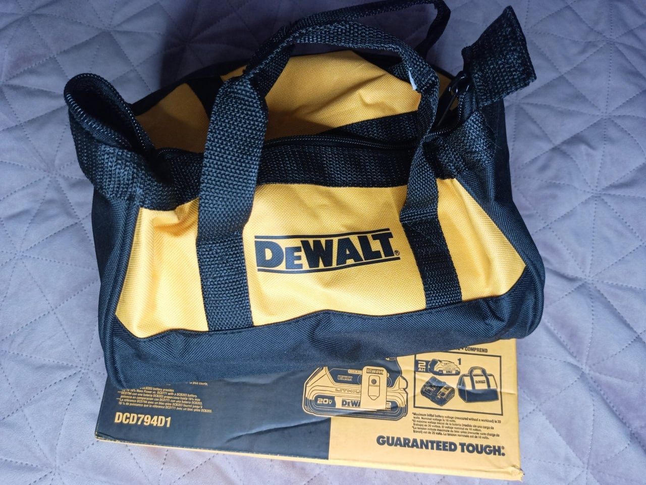 Набор Шуруповерт DEWALT DCD794D1 20V бесщеточный