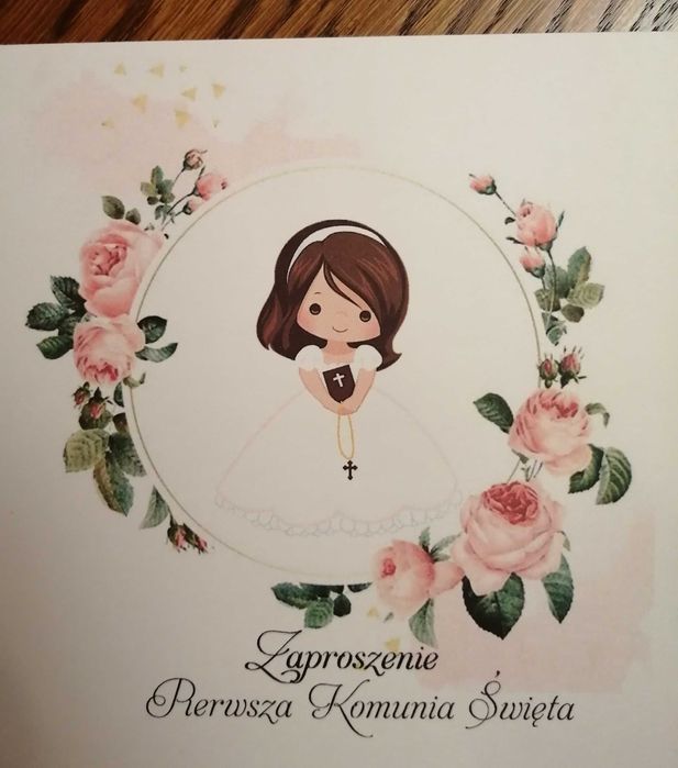 zaproszenia na komunię
