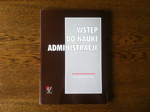 Jan Szreniawski "Wstęp do nauki administracji"