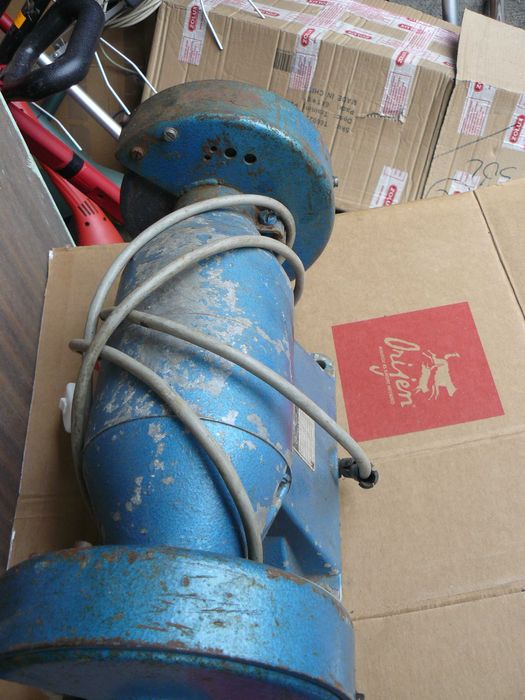 Szlifierka stołowa podwójna warsztat 0.7 kW Leipzig Germany DDR