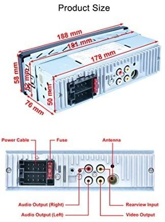 Rádio 4011B carro MP3/mp5 bluetooth