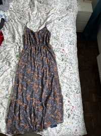 Sukienka maxi esmara, kolorowa na ramiączka