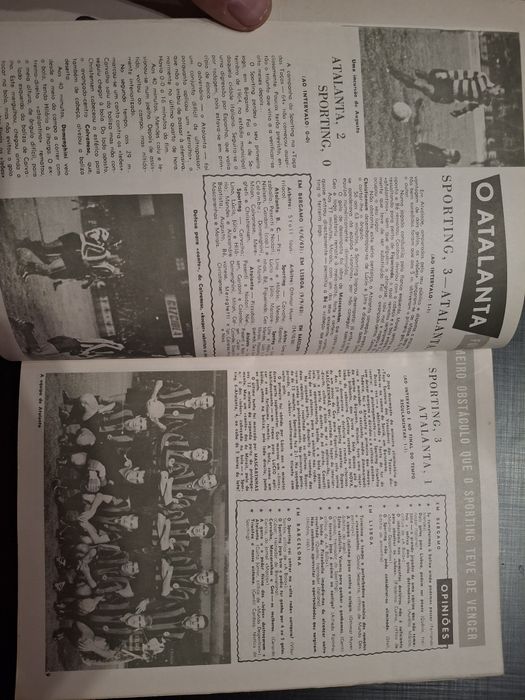Rara revista comemorativa sporting taça das taças 1964