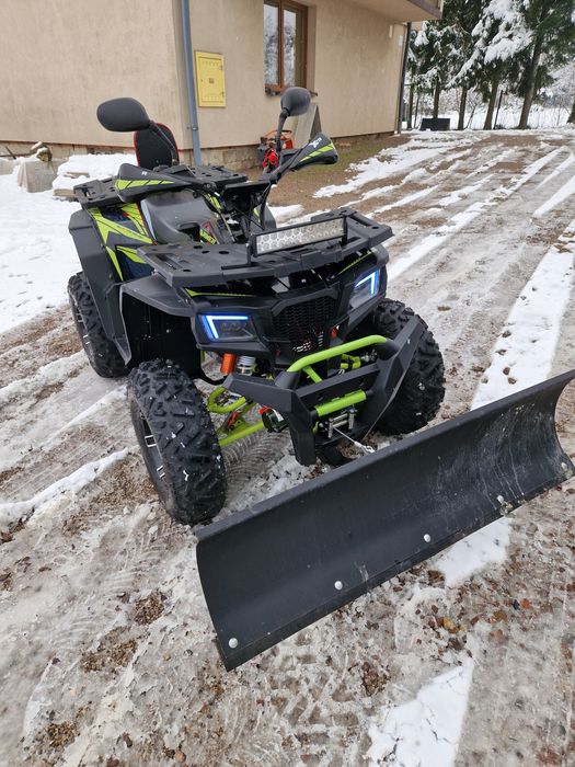quad 250 Xtr farmer raptor automat odśnieżanie plug