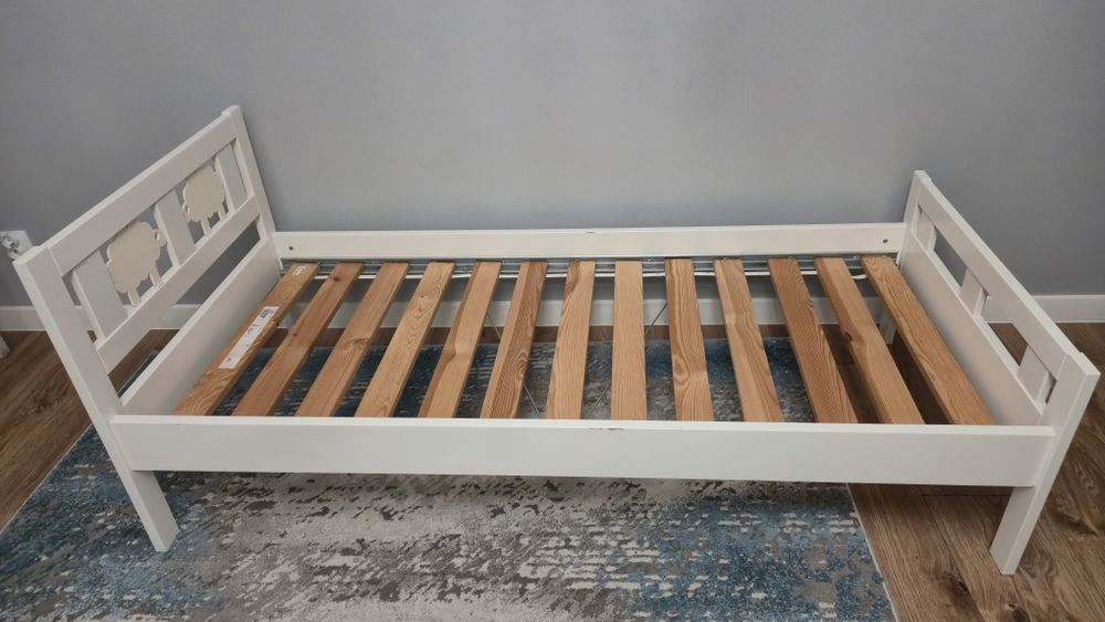 Łóżko dziecięce ikea kritter 70 x 160 +materac