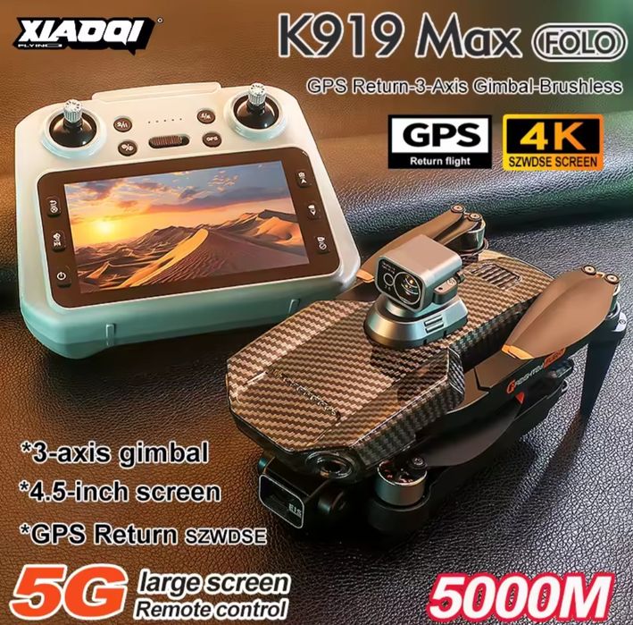 Новий!!! K919 Max GPS Екран 3-Axis Gimbal