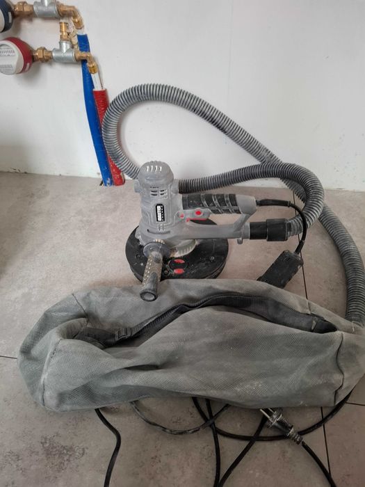 Szlifierka do gładzi gipsu Majster MP-0020 + 40 tarcz do szlifowania