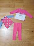 Zestaw F&F mini Boden TJX bluza bluzka legginsy 98-194 cm 2-4 lata