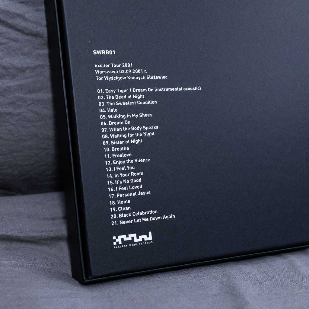 depeche MODE - Live in Warsaw 2001-BOX 3x winyl + dvd + book