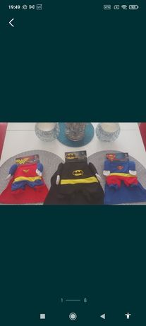 Nowe Ubranka dla psa stroje Superman,Wonder Woman,Batman rozm.S,M