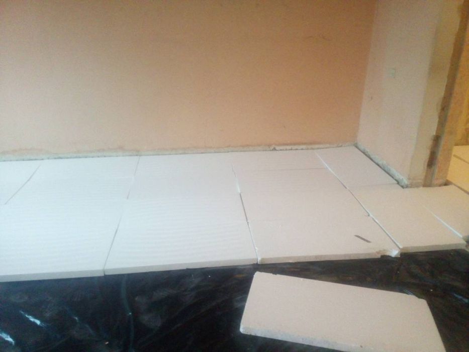 Машинная стяжка пола от 170грн. Заливка пола теплого пола. Демонтаж