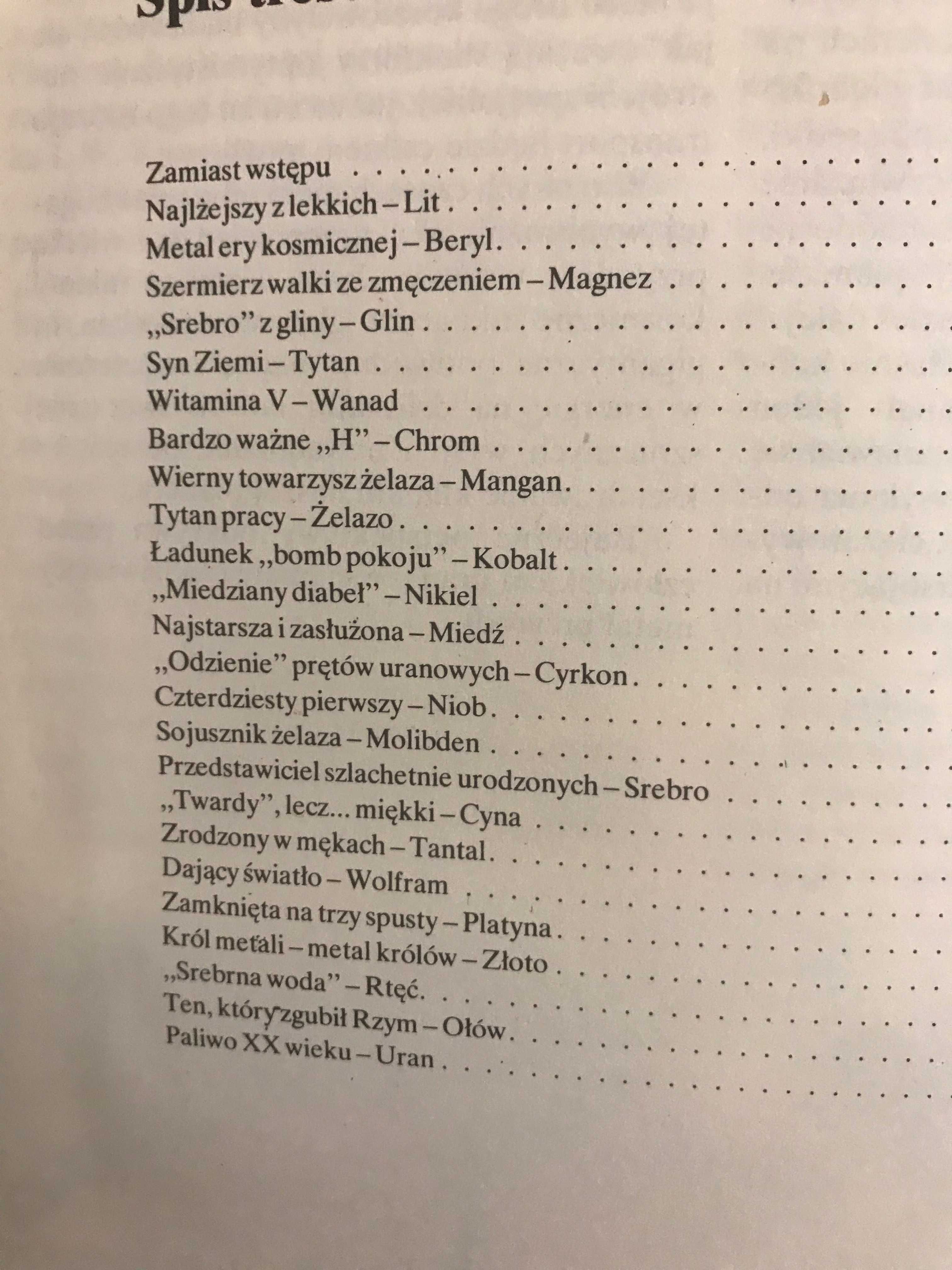 /Chemia ciekawostki/ Opowiadania o metalach Wieniecki