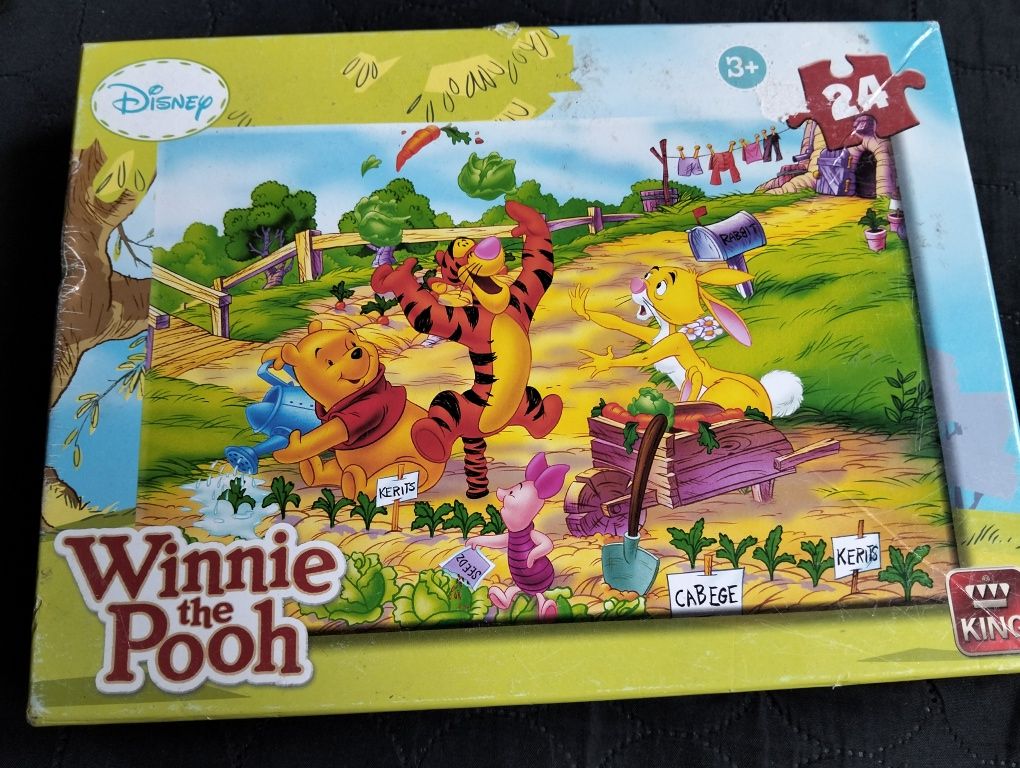 Puzzle Kubuś Puchatek i przyjaciele King 24 elementy