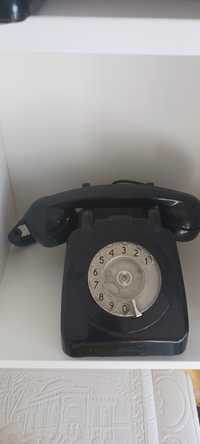 Telefone preto clássico  antigo