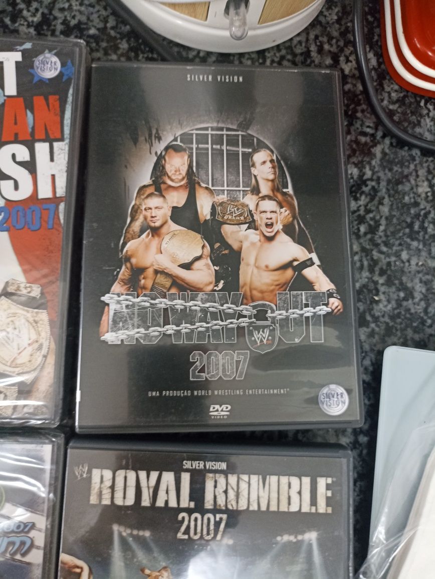 Coleção DVDs WWE 2007