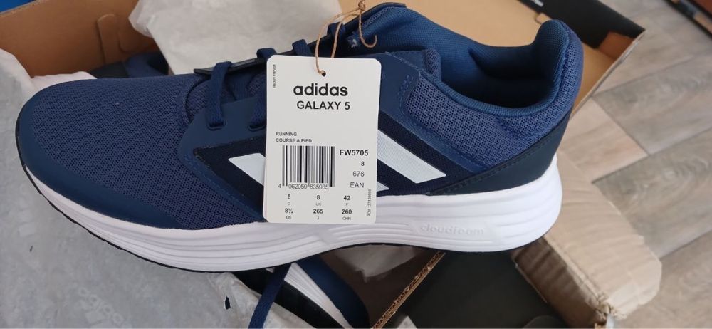 Кроссовки adidas galaxy оригинал мужские весна сетка синие 40.5 41 44