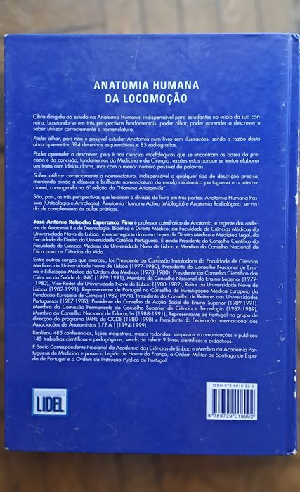 Livro anatomia medicina