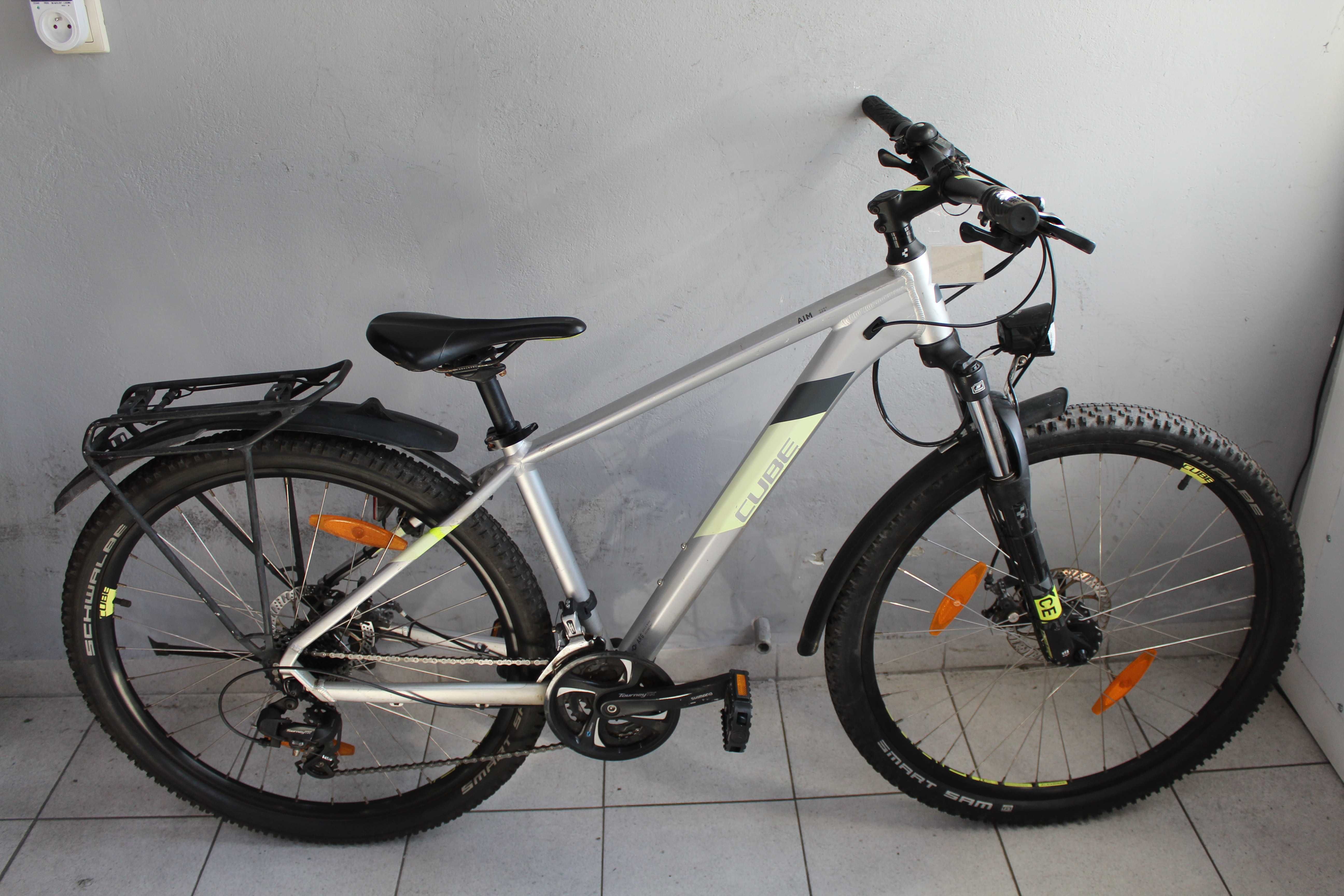 Rower MTB CUBE AIM , Rama 16" S, Koła 27,5",Ham. Tarcz. Oświet na dyna