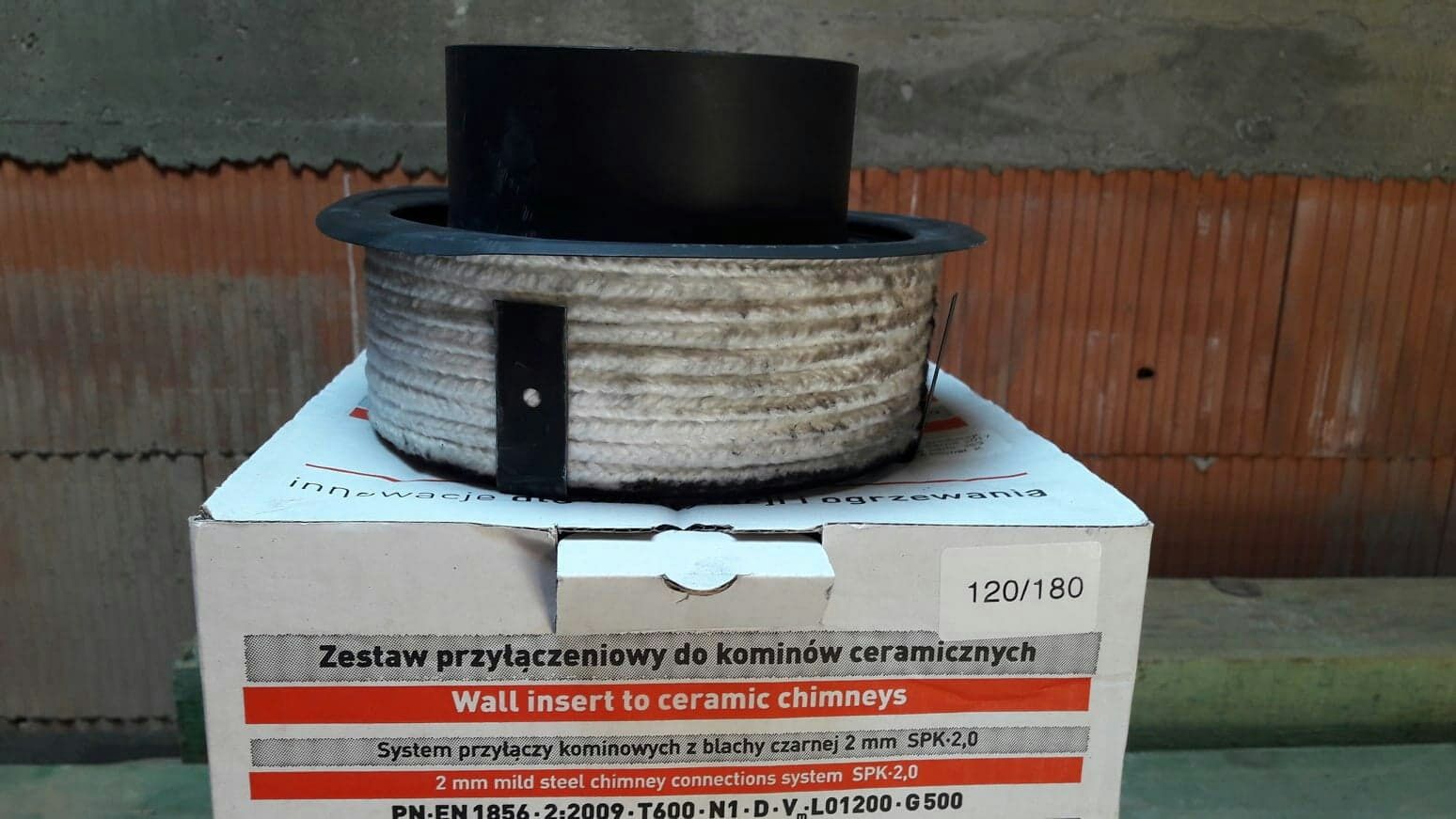 Zestaw przyłączeniowy do kominów ceramicznych DARCO 120/180