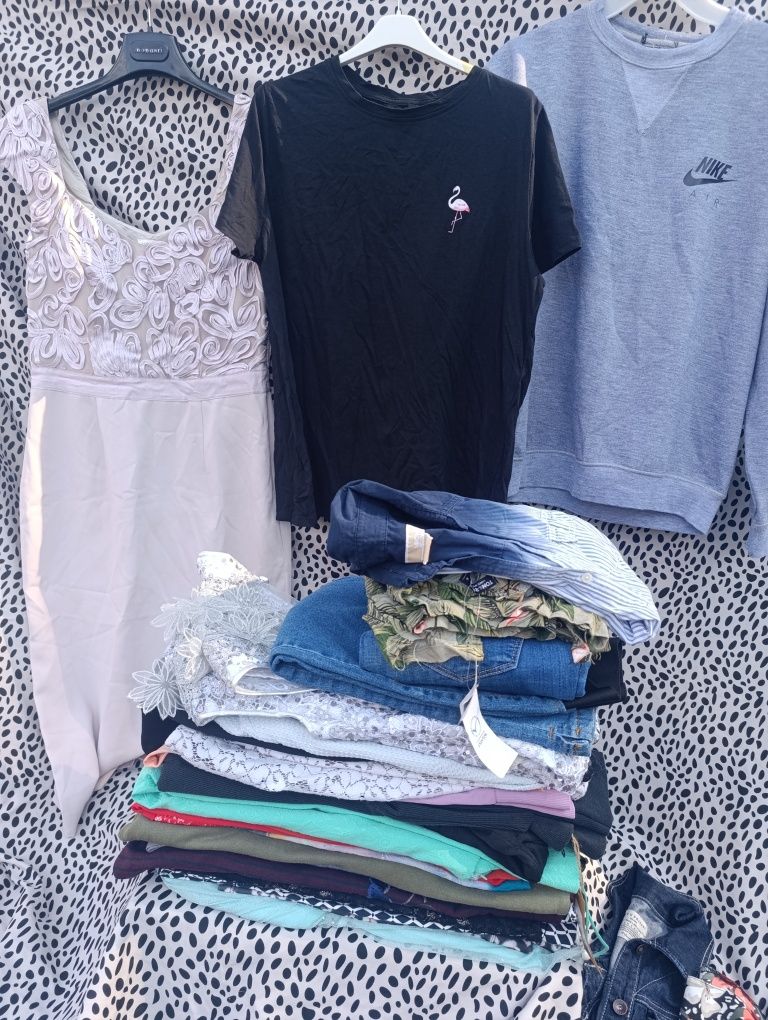 Big BOX ubrania damskie S M L XL do dalszej sprzedaży