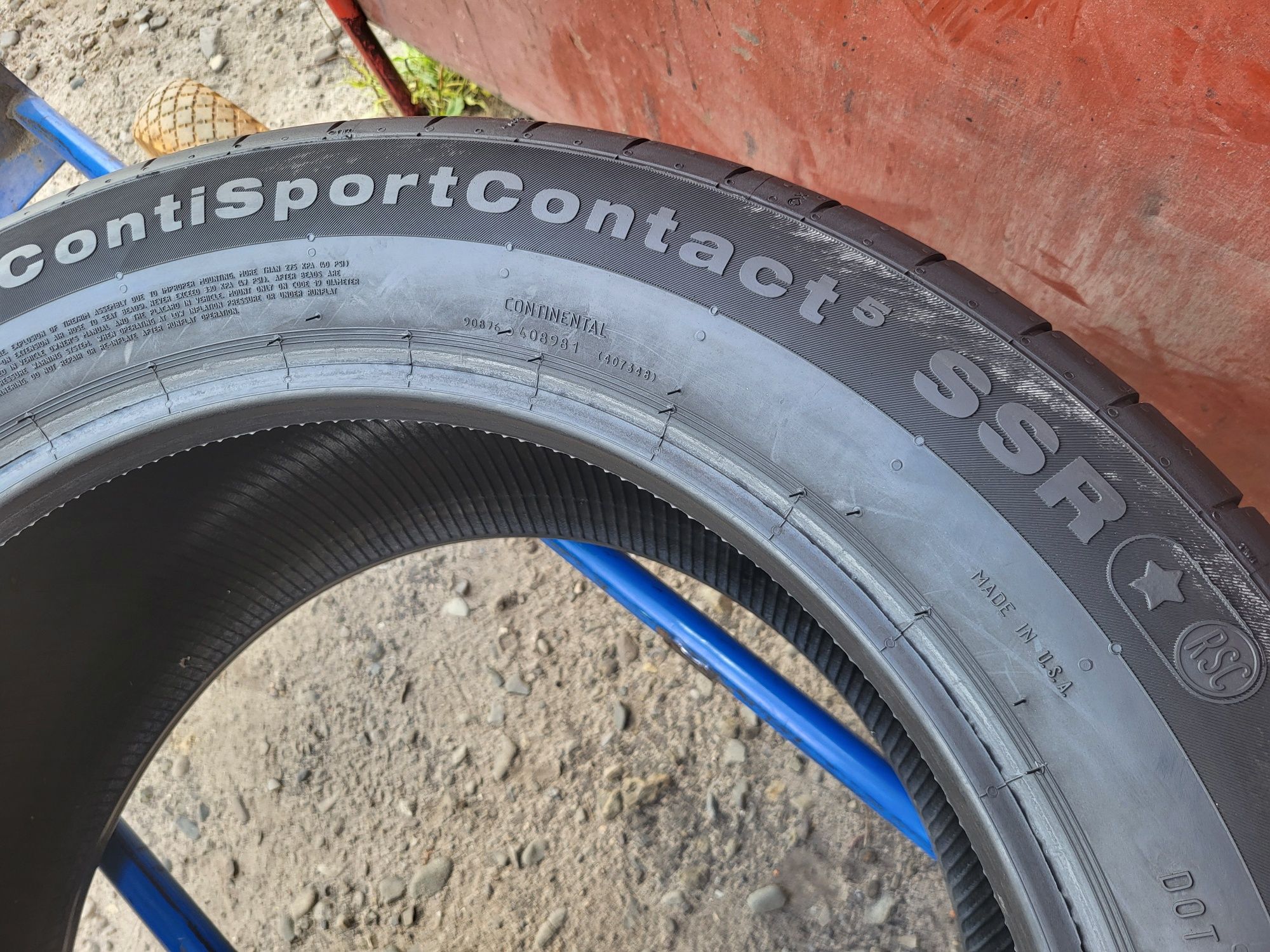 285/45/19 R19 Continental ContiSportContact 5 RunFlat 2шт ціна за 1шт