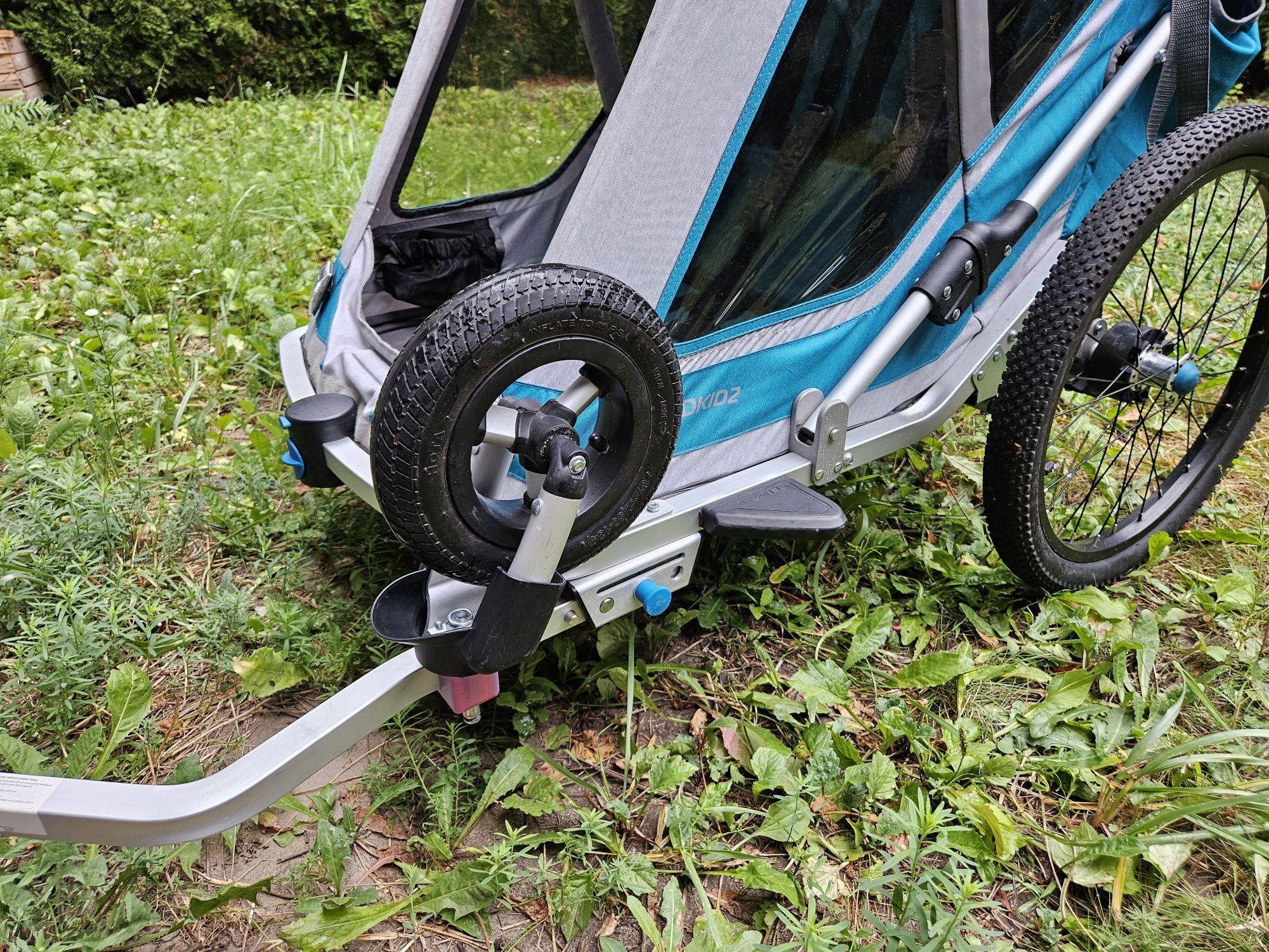 Qeridoo Speedkid 2 - przyczepka rowerowa, wózek