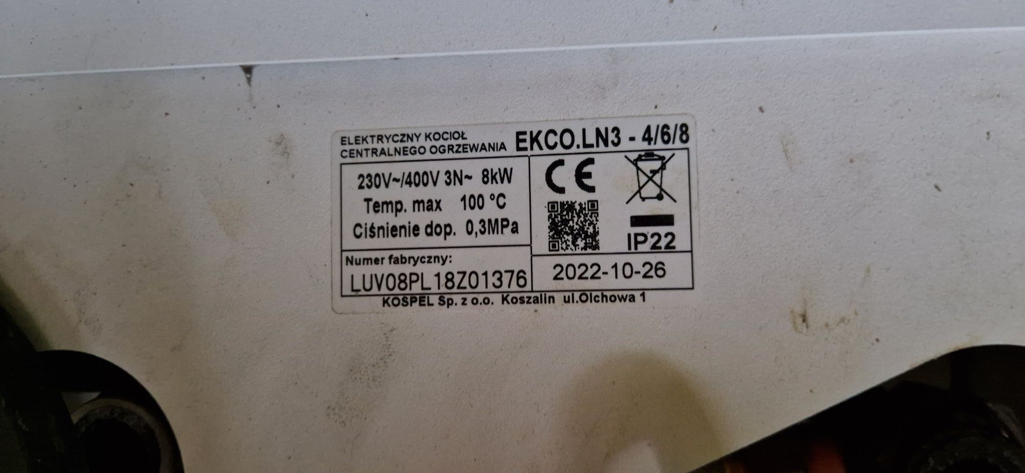Kocioł elektryczny C.O. Kospel EKCO.LN3