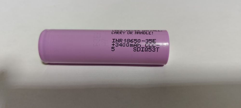 Аккумулятор 18650 Samsung INR-35E, 3400 -3450 мАч