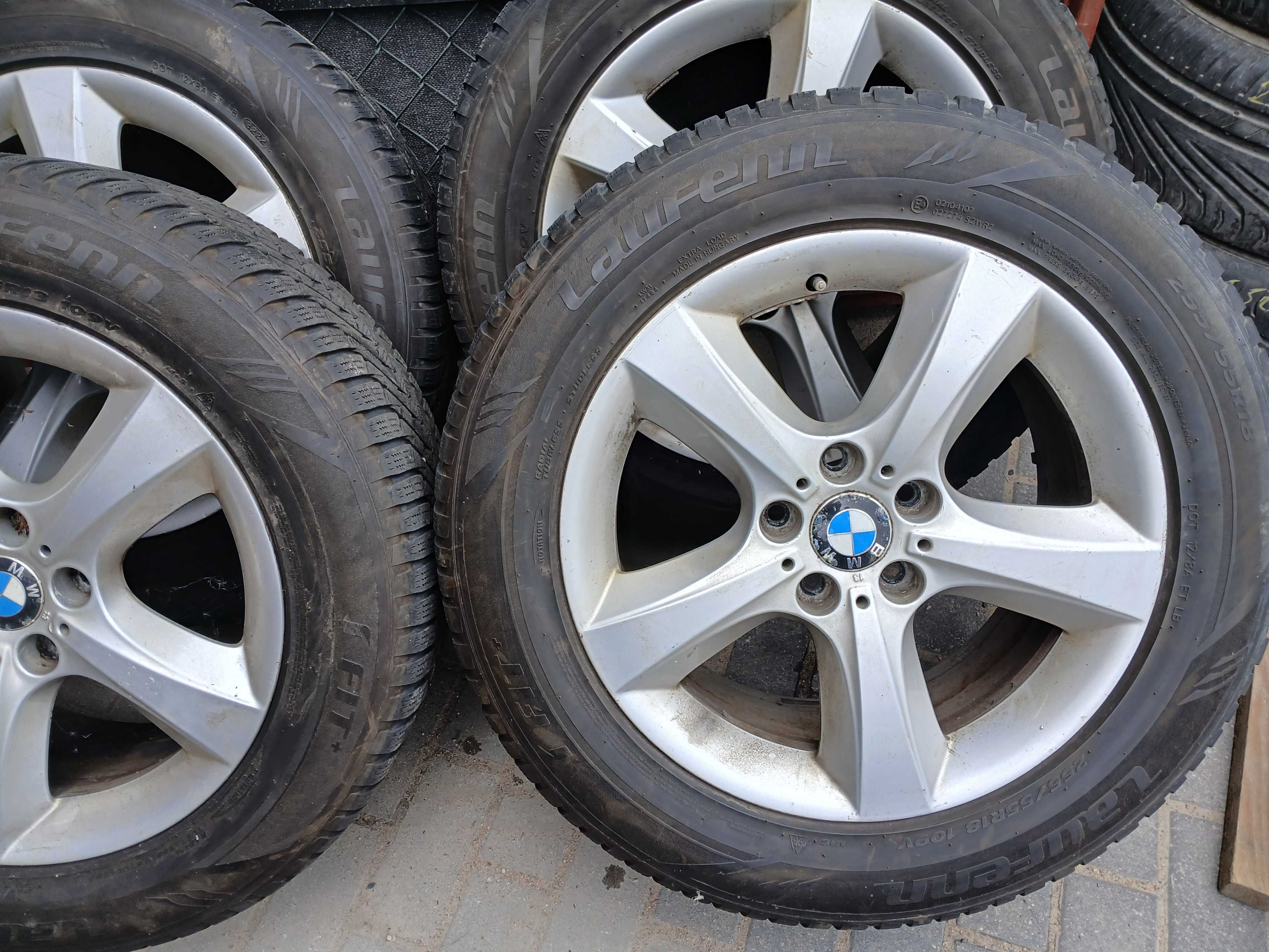 4x używane koła zimowe 255/55 R18 5x120 Bmw X3 X4 X5 X6