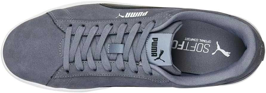 Оригинал US кеды 45 Puma Smash 3.0 Men's Sneakers Grey - Кожа замша