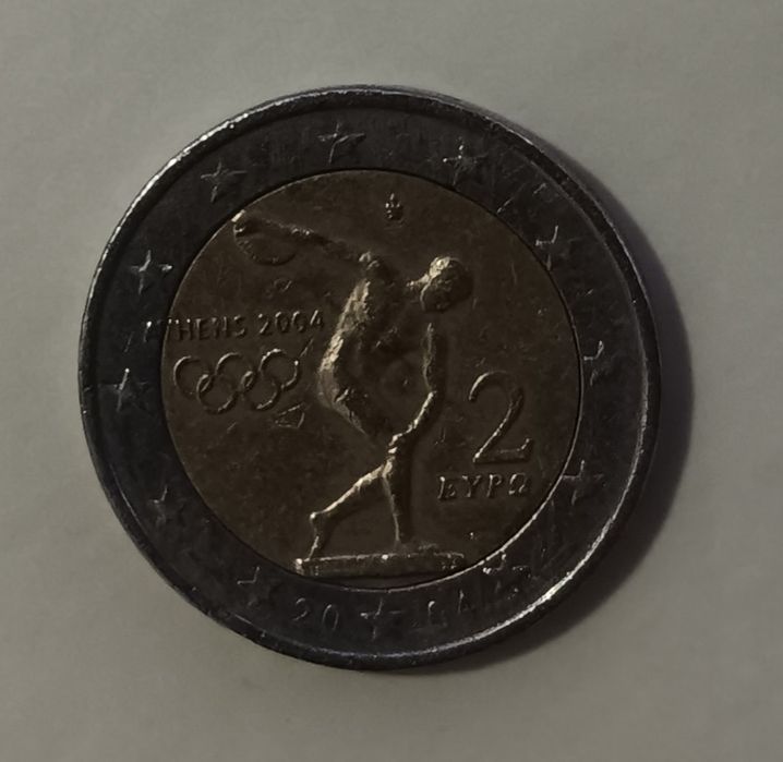Moeda de 2 euros Grécia 2004